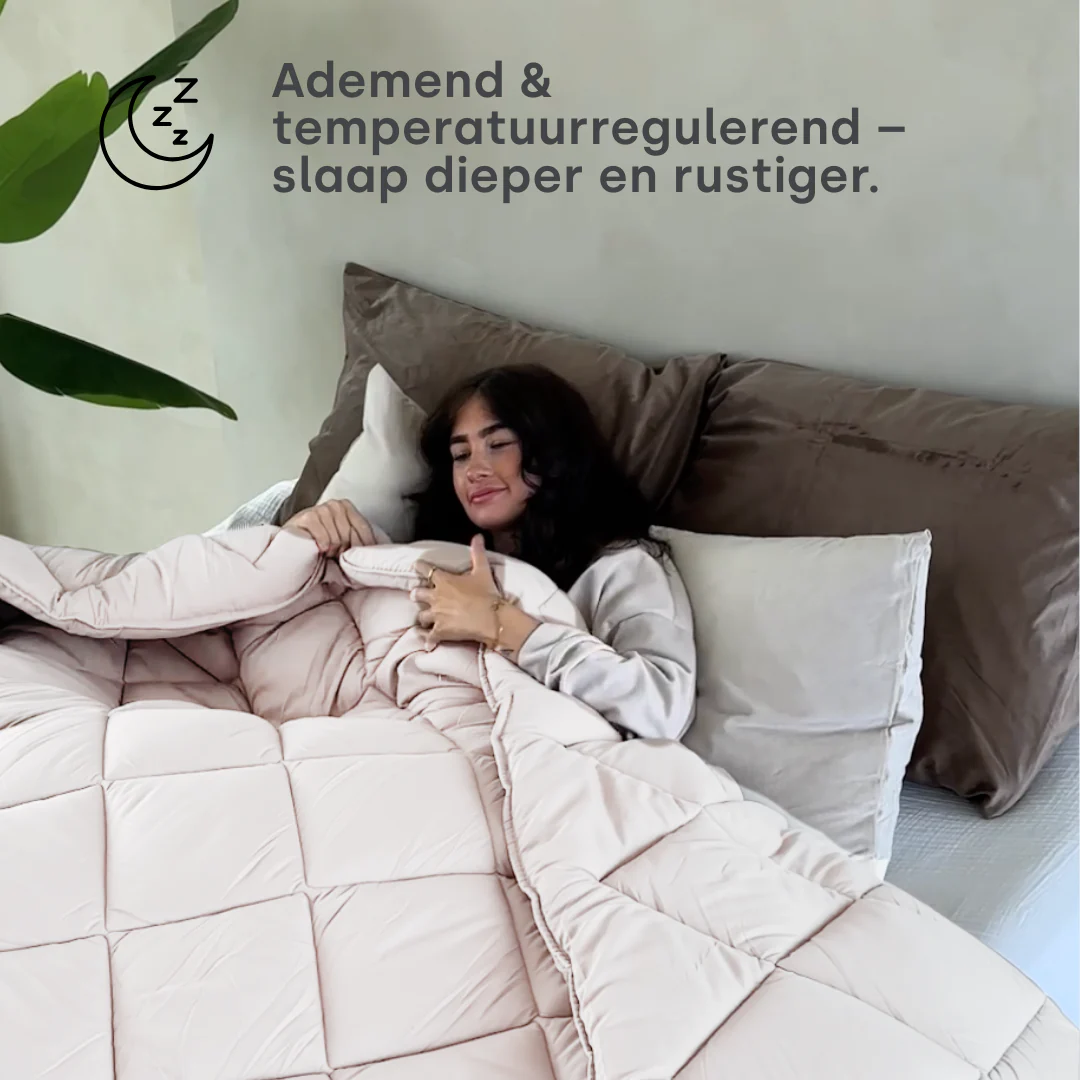 Y-NOT Percal Katoen Dekbed Offwhite - Image 3